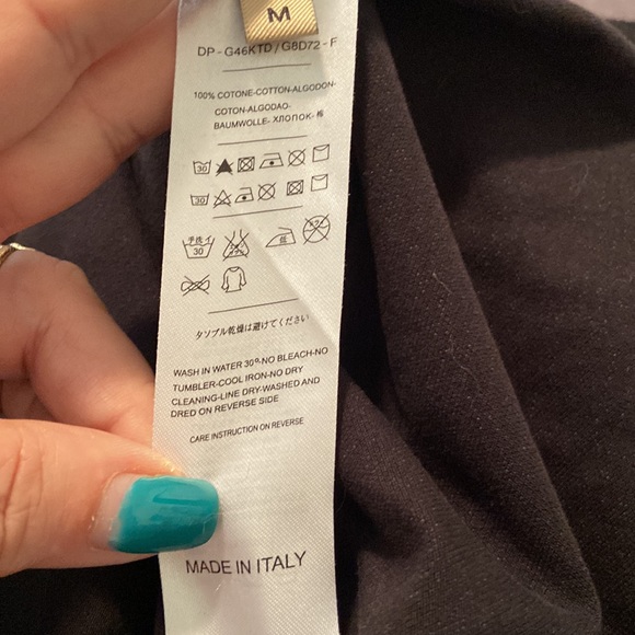 Vintage Burberry England Black Knit Polo Short Sleeve size M - Picture 9 of 10